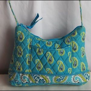 Light blue & green small paisley Vera Bradley bag